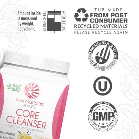 Fibra Prebiótica em Pó à Base de Plantas | Enzimas Probióticas Sunfiber Livre de Soja Sem Açúcar Sem Glúten Sem Laticínios | Abacaxi Baunilha 30 Porções | Limpeza Essencial para o Corpo - Sunwarrior