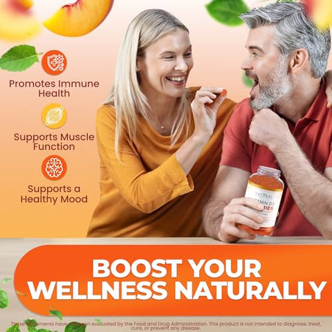 Natural BioScience - Gomas de Vitamina D3 K2 sem Açúcar – Gomas de Vitamina D3 5000 UI K2 MK7 80 mcg, Suplemento de Vitamina D K2 para Adultos, para Ossos, Imunidade, Coração, Humor, Sem Glúten, Não-OGM