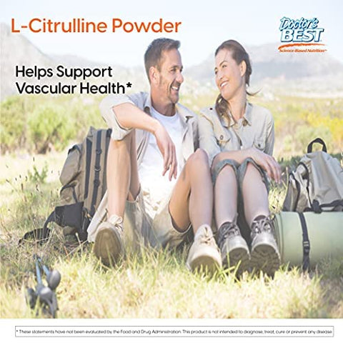 Doctor's BEST - Pó de L-Citrulina Doctor’s Best – Melhora a Circulação – 100g