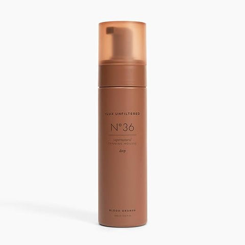 Lux Unfiltered - Lux Unfiltered N°36 Mousse Autobronzeador Supernatural DEEP em Espuma de Laranja Sangue, Bronzeado Falso Rápido e Imediato, Autobronzeador