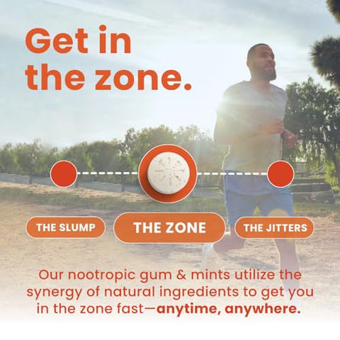 Energy Goma de Cafeína (54 Unidades) – Sem Açúcar com L-teanina, Cafeína Natural e Vitamina B12 - NeuroGum