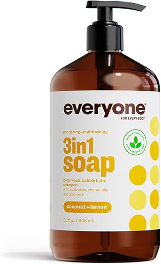 everyone for every body - Sabonete 3 em 1 Everyone for Every Body – Coco Limão, 946 ml (32 fl oz)