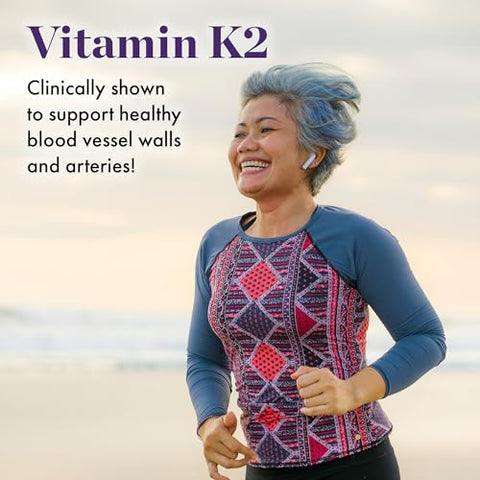 BP Advanced: Suporte para Saúde Cardiovascular e Circulatória, Extrato de Folha de Oliveira 1000mg, Vitamina K2 180mcg (Pequeno, 60 Unidades) - NAOMI