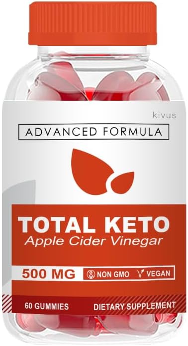kivus - Kivus Total Keto ACV Gummies – Gomas de Vinagre de Maçã Total Keto (Única, 60 Gomas) | Kivus Total Keto ACV Gummies – Gomas de Vinagre de Maçã Total Keto (60 g)