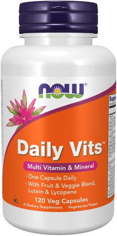 Supplements, Daily Vits™ com Frutas – Potencialize sua saúde com vitaminas diárias de qualidade - NOW Foods