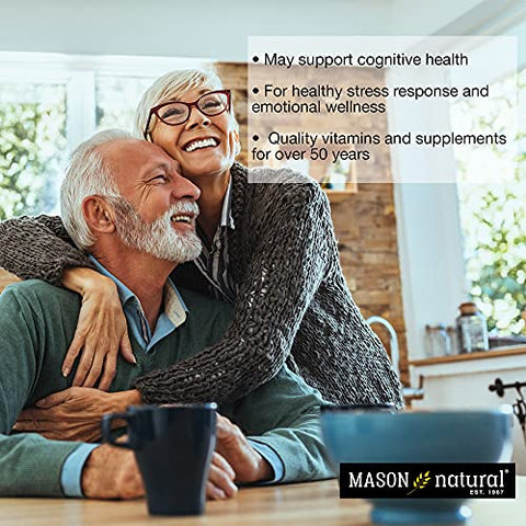 Ginkgo Biloba – Melhore a Alerta Mental, Suporte para Função Cerebral Ótima, Suplemento Herbal, 60 Cápsulas (Pacote com 3) - MASON NATURAL