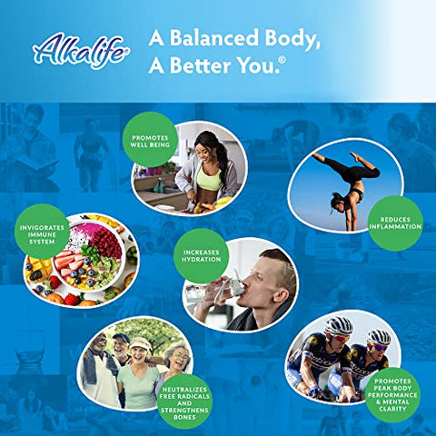 pH Balance Pills | Primeiro Alcalino de Sódio Patenteado | Equilíbrio de pH | Marca Alkalife - Alkalife