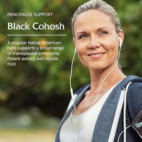 Black Cohosh – Extrato de Cimicifuga Plus, Vegano, 120 Cápsulas - Vitanica