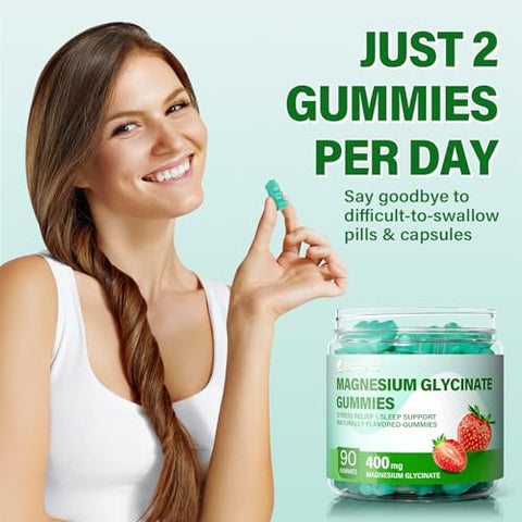 Bageto - Gomas de Magnésio Glicinato 400mg para Adultos – Marca: Primeiro