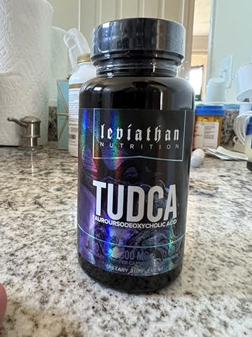 Leviathan Nutrition - TUDCA Bile Salts 300mg – Suplemento Tudca (Ácido Tauroursodeoxicólico) 60 Cápsulas