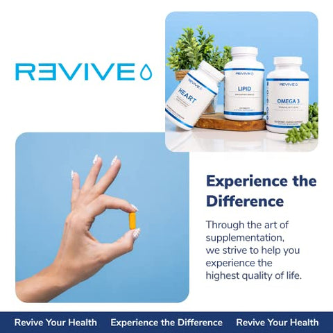 Cápsulas de Magnésio Glicinato Puro 200mg por Revive MD – Suplemento de Alta Absorção para Relaxamento