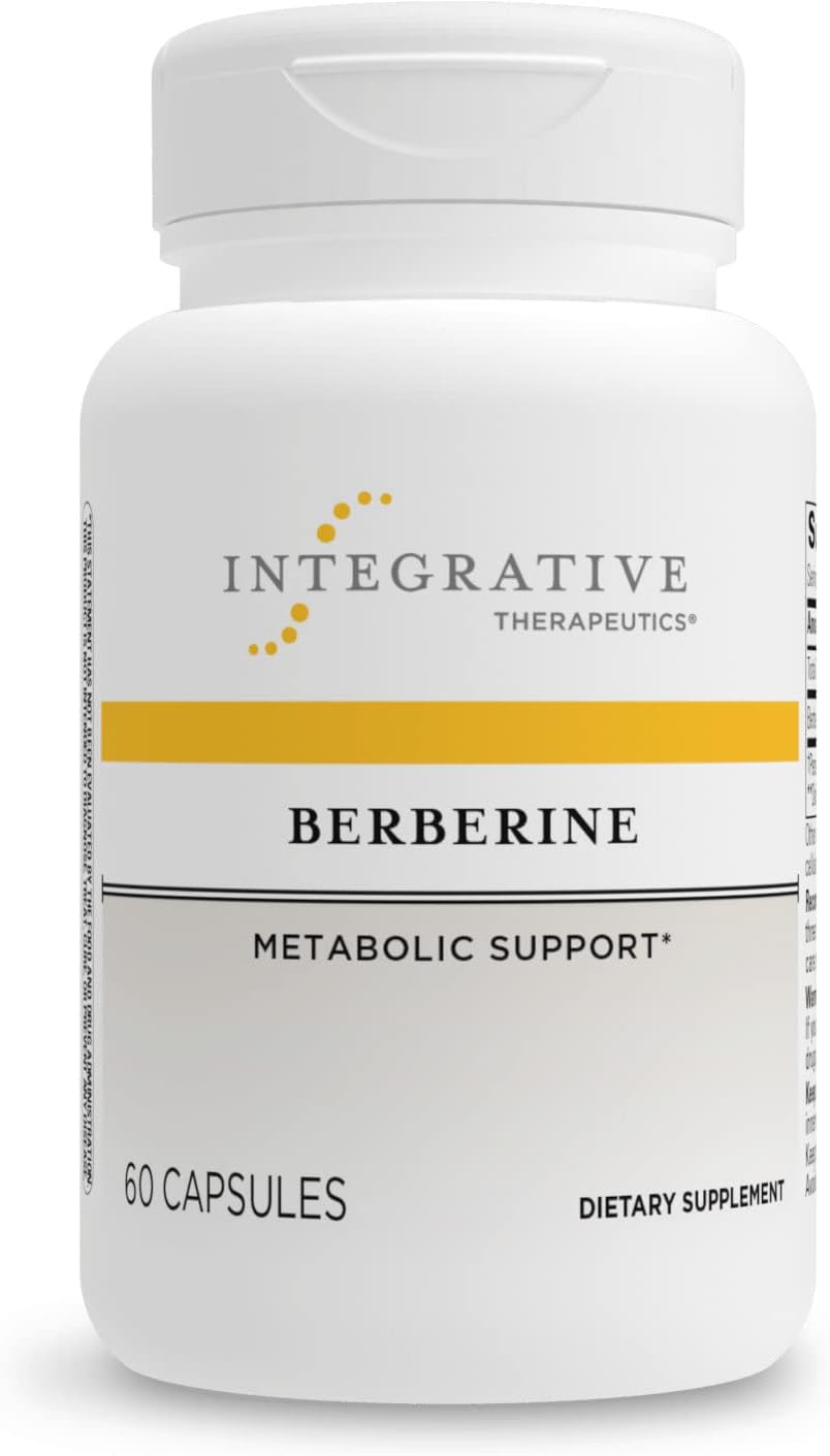 Berberine – 1000-1500 mg Diários – Suplemento Berberina HCL para Suporte Metabólico – Livre de Glúten - Integrative Therapeutics