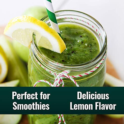 Óleo de Peixe Natural Force Pure Omega 3 – Sabor Delicioso de Bolo de Limão – Livre de Mercúrio, Capturado na Natureza, Testado em Laboratório – 1.326 mg de Triglicerídeo EPA, DHA – 125 ml