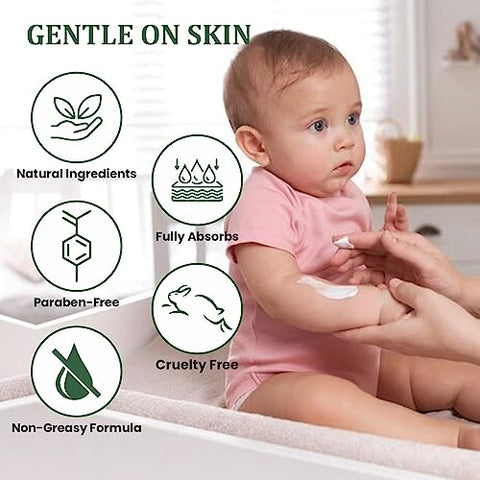 Jimpo-ORI - Creme para Bebê Early Age – Tratamento para Assaduras, Dermatite, Crostas de Berço, Pomada de Manteiga de Karité para Estrias, Hidratação Natural (100g)