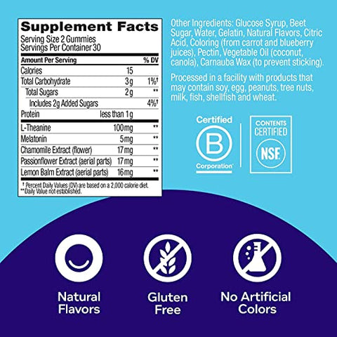 OLLY - Olly Nutrition Gummy Zen Attitude – Kit com 2! Adeus ao Estresse! Sono Repousante! Conjunto Presente!