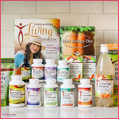Minerais Antigos da Body Ecology | Suplemento Mineral Traço 100% Vegetal | Fortalece a Imunidade | Promove a Desintoxicação | Não-OGM | 120 Cápsulas Vegetarianas