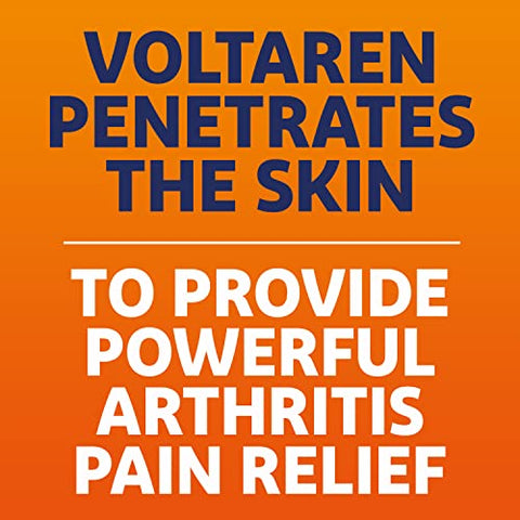 VOLTAREN - Gel Voltaren para Alívio Poderoso da Dor da Artrite – Nova Tampa de Abertura Fácil – Tubo de 100g e Tubo de Viagem de 20g
