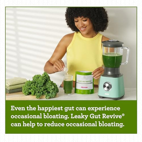 Leaky Gut Revive em Pó para Reparo do Intestino Permeável – L Glutamina, Ulmus Rubra – Auxilia a Constipação, Diarreia, Inchaço, Azia, SIBO – Alcaçuz - Amy Myers MD