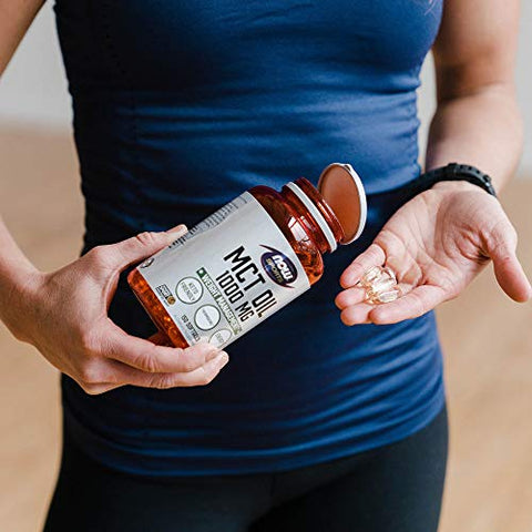NOW Foods - Now Foods MCT Oil Softgels 1.000 mg – 150 Unidades (Pacote com 2) | Óleo de Coco Concentrado | Energia e Saúde | Alta Qualidade
