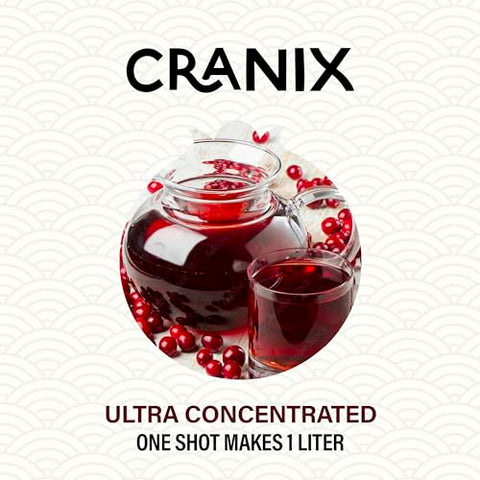 Cranix – Detox Shots de Cranberry Natural 60ml para Saúde Urinária – 7 Pacotes – Com Vinagre de Maçã, Probióticos, D-Manose e Betaina - NGL