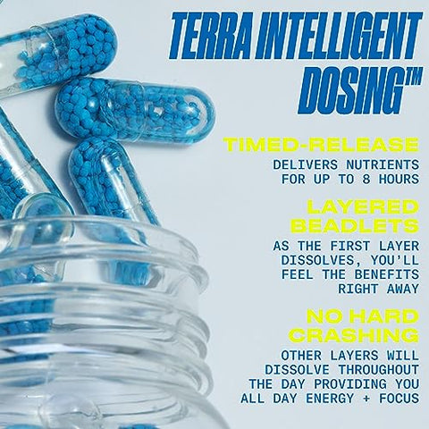 SST Original – Pré-treino – 250 mg Cafeína – Suplementos Energéticos – Sem Queda – Metas de Fitness – Nootrópico – Liberação Controlada para Foco e Disposição o Dia Todo - PERFORMIX