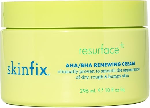 Resurface Creme Renovador AHA/BHA: Creme Esfoliante Corporal que Suaviza Visivelmente a Pele Áspera e Irregular – 100g - Skinfix