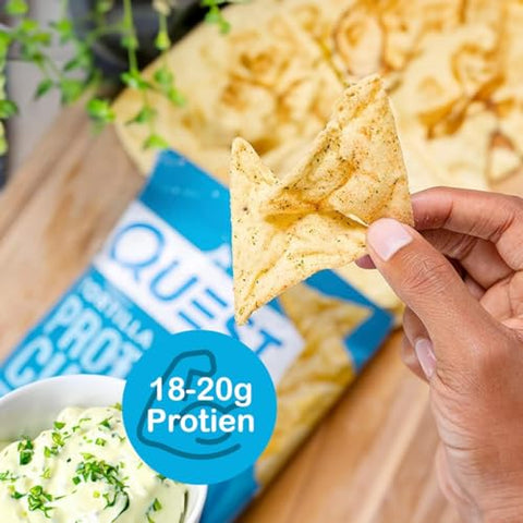 Pacote Variado de Chips de Proteína Quest – Sabores Sortidos – Snacks de Alta Proteína – 6 Pacotes de Alta Proteína, Baixo Carboidrato, Sem Glúten, 31g (Lenço Purpalia)