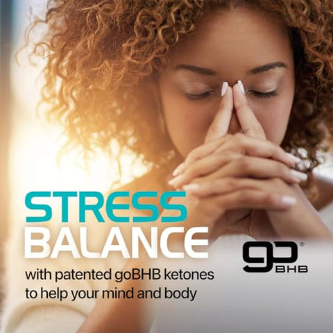 Real Ketones - Suplemento Calmante de Cortisol para Gerenciamento do Estresse – Suporte ao Humor com Magnésio Clinicamente Estudado e Sensoril Ashwagandha para Homens