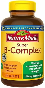 FrenchGlory - Nature Made B-Complex C, 460 Comprimidos – Energia e Saúde – Marca Nature Made