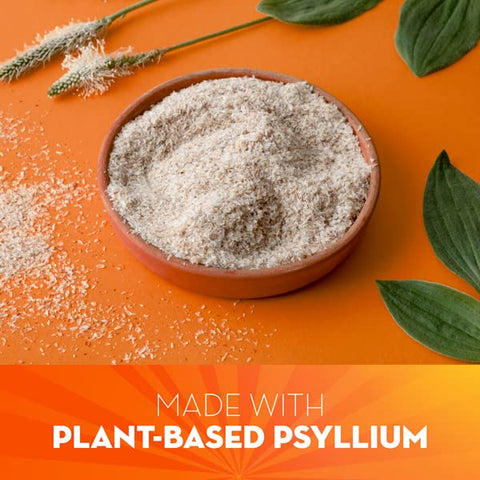 Fiber Laranja Sem Açúcar em Pó 72g – 4 em 1 para Saúde Digestiva - Metamucil