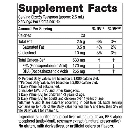 DHA Infantil, Morango – 120 ml para Crianças – 530 mg de Ômega-3 com EPA - Nordic Naturals