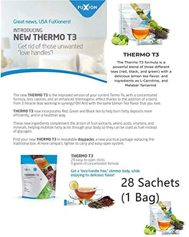 CHNLML - FuXion Thermo T3 – Chá de Limão Delicioso (Thermo TT3, 28 Sachês)