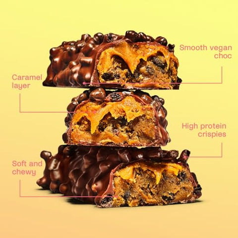 Barras de Proteína Vegana, Manteiga de Cookie – Receita Atualizada | Baseada em Plantas, Baixo Teor de Açúcar | Misfits - Misfits