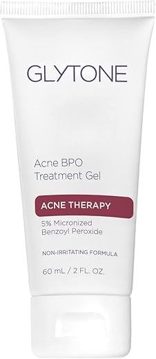 Glytone Tratamento Gel para Acne BPO – Com 5% de Peróxido de Benzoíla de Liberação Gradual – Gel Hidratante Matificante – Sem Fragrância