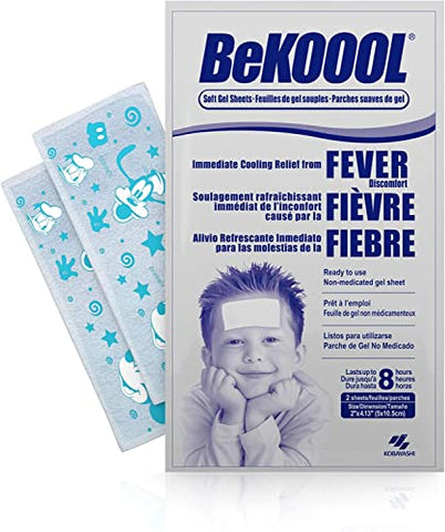 Gel Refrescante Infantil em Lenços de Gel Macio, 4 Unidades por Caixa (6 Caixas) - BeKoool