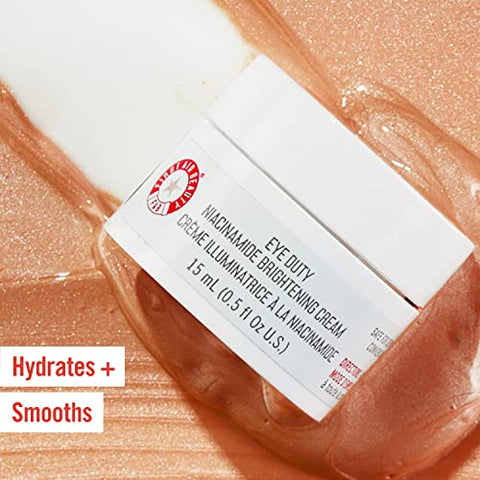 Eye Duty Creme Clareador com Niacinamida para Olheiras e Inchaço, 15g - First Aid Beauty
