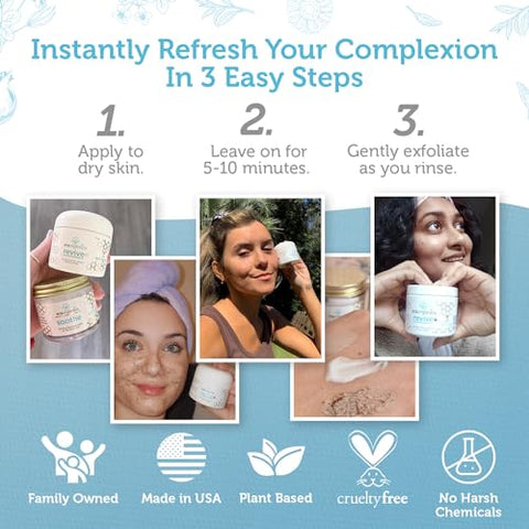 Esfoliante Facial Microdermoabrasão – Renovação da Pele com Suavidade (60g) - Era Organics