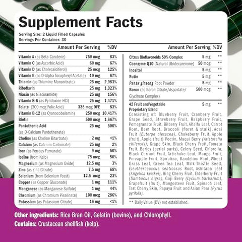 Vimerson Health - Multivitamínico para Mulheres – Completo Multivitamínico Feminino