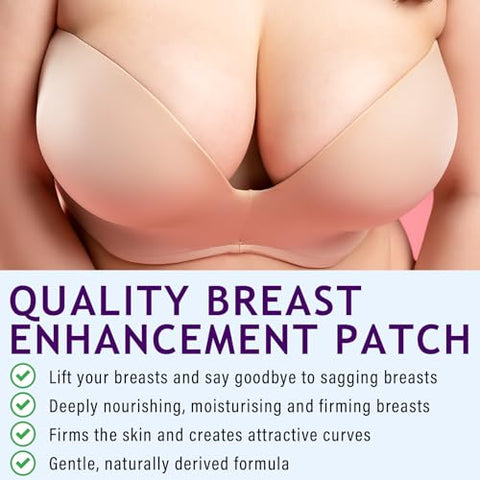 Tetyana naturals - Patch de Aumento de Seios, Levantador Upright para Aumento de Seios, Máscara de Aumento de Seios, Firmador de Seios