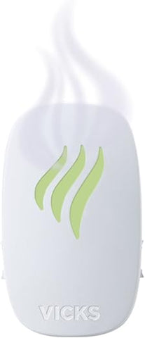 Vaporizador Sem Água com Luz Noturna e VapoPads para Alívio de Desconforto de Resfriados e Gripe – 1 Unidade (Embalagem de 1) - Vicks