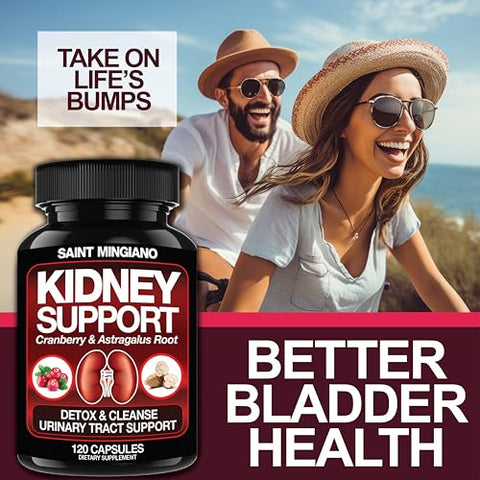 Saint Mingiano - Limpeza e Desintoxicação de Suporte Renal – Detox. Marca: Kidney Support