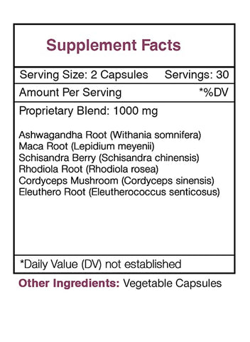 Secrets of the Tribe - Segredos da Tribo – Restauração Tribal, Restauração de Força/Energia Corporal, Mistura de Suplementos Herbais (60 Cápsulas)