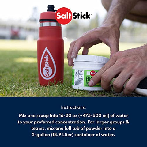 DrinkMix Pó de Eletrólitos Sem Açúcar | Mistura de Bebida de Eletrólitos Zero Açúcar para Hidratação | Sem Adoçantes Artificiais | Limão Lima | 40 Porções - SaltStick