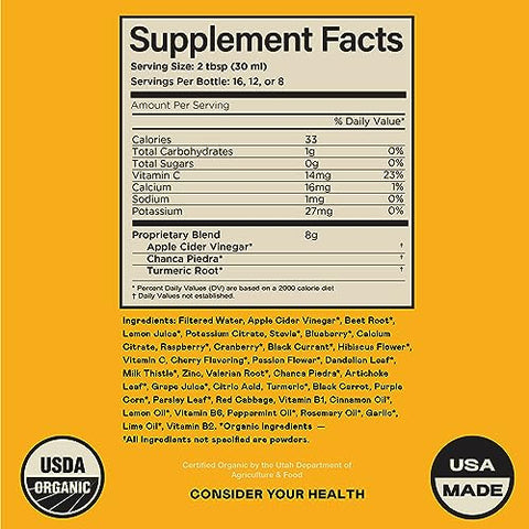 Complete Natural Products - Gallbladder Complete 240ml – Limpeza Natural de Cálculos Biliares Líquidos Orgânicos, Suporte