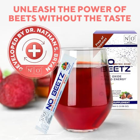 N1O1 - N.O. Beetz | Suplemento Óxido Nítrico | Hidratação e Energia Celular | 60g