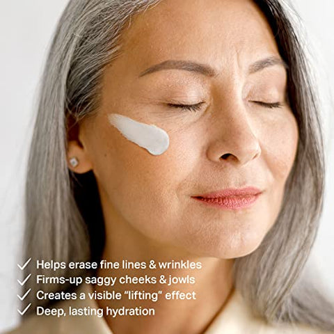 HYDRONOVA - Creme Lifting Triplo de Ação by Dr. Vonda com Retinol 0.1%, Peptídeos e Ceramidas | 50ml | Fórmula Antirrugas Firmadora para Mulheres | Pele Lisa, Preenchida e com Aparência Jovem | Noturno