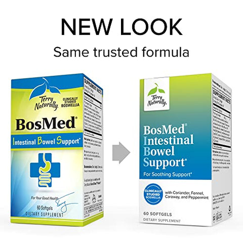 BosMed Suporte Intestinal – Digestivo | 60 Cápsulas | Fórmula Potente | Saúde Digestiva - Terry Naturally