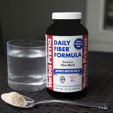 Fórmula Diária de Fibra em Pó – 12 oz (Pacote com 3) – Solúvel - Yerba Prima