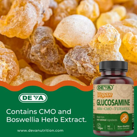 Vegan Glucosamina-MSM-CMO: Suporte para articulações saudáveis em cápsulas veganas - DEVA