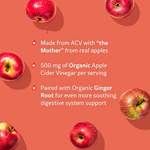 Gomas de Vinagre de Maçã ACV Puro com A Mãe – Orgânico Certificado pelo USDA – Vegano – Gomas de ACV – 60 Unidades - WellPath